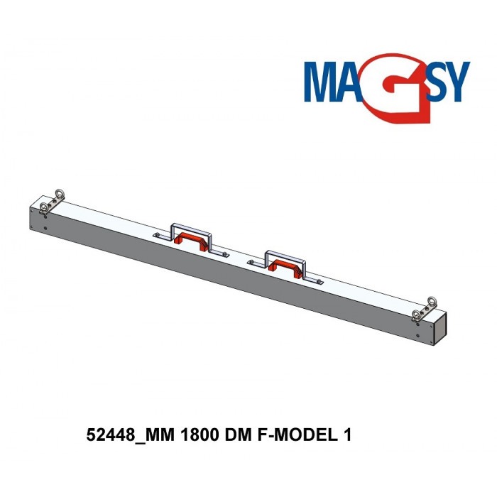 Mătură magnetică pentru cărucioare de curățenie MM 1800 DM F-MODEL 1 [2]
