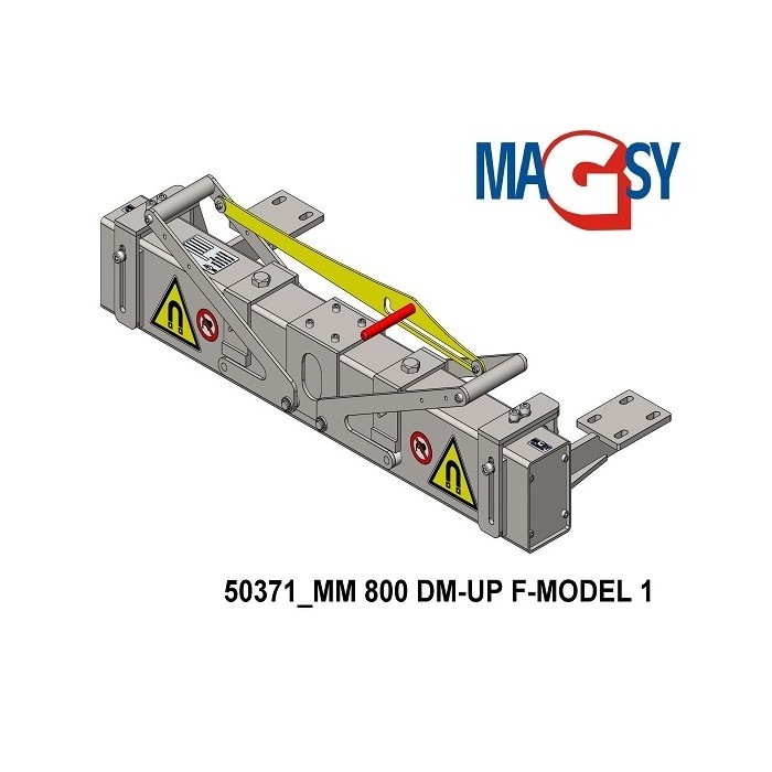 Mătură magnetică pentru cărucioare de curățenie MM 800 DM-UP F [8]