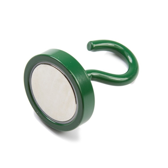 Oală magnetică cu cârlig (cârlig magnetic) diam. 32 N verde [2]