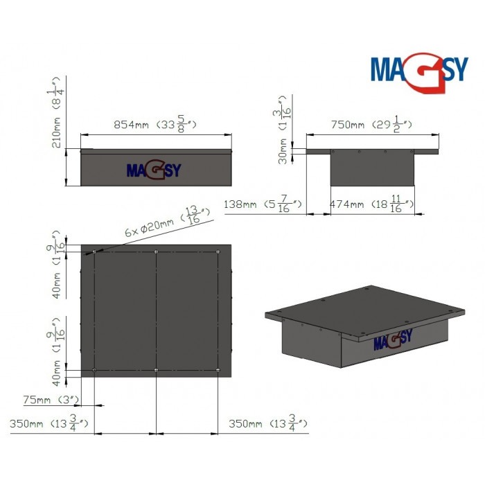 Placă magnetică MD 854x474x210 [3]