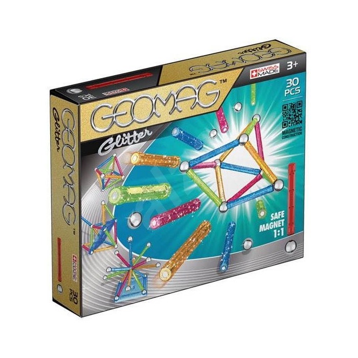 Set magnetic de construcții GEOMAG Glitter 30 piese [1]