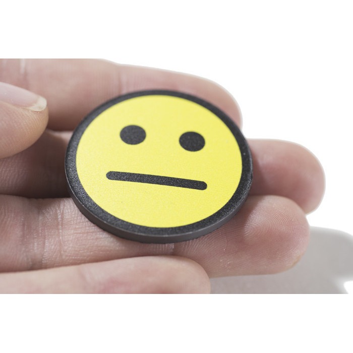 Smiley magnetic diam. 30 mm galben [2]