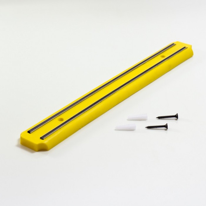 Suport magnetic pentru cuțite și ustensile de bucătărie, lungime 38 cm - galben [3]