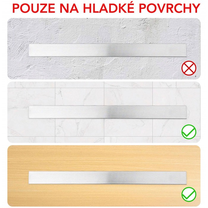Suport magnetic pentru cuțite și ustensile de bucătărie, lungime 40 cm [6]