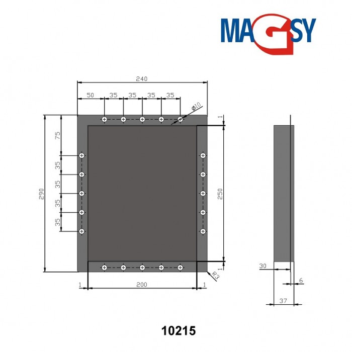 Ușiță magnetică 200x250 mm [3]