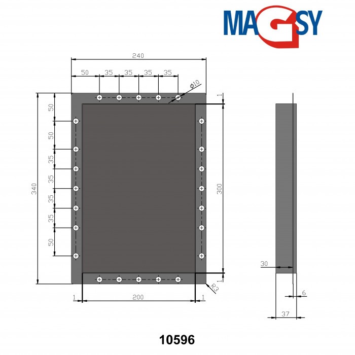Ușiță magnetică 200x300 mm [7]