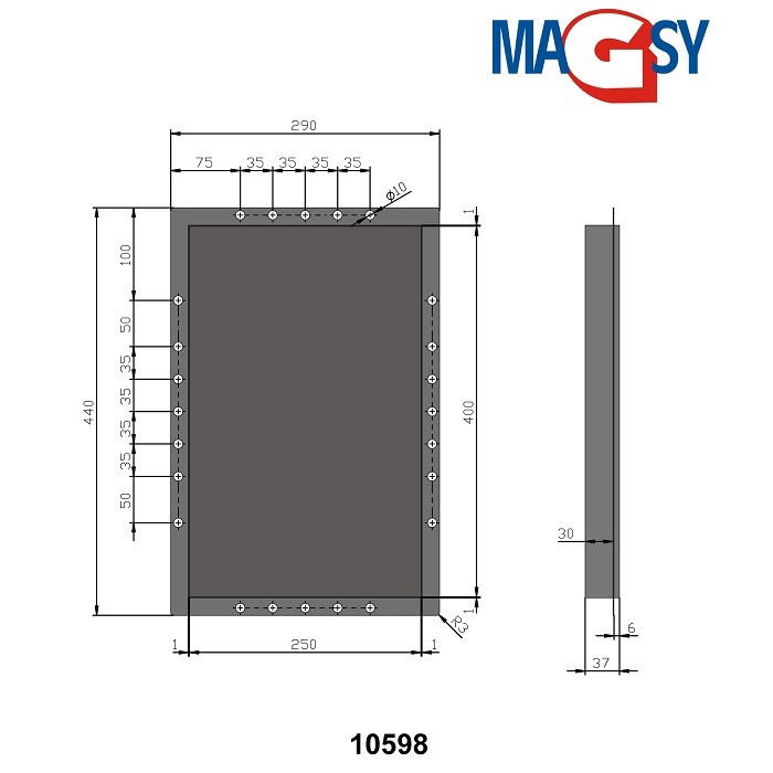 Ușiță magnetică 250x400 mm [7]