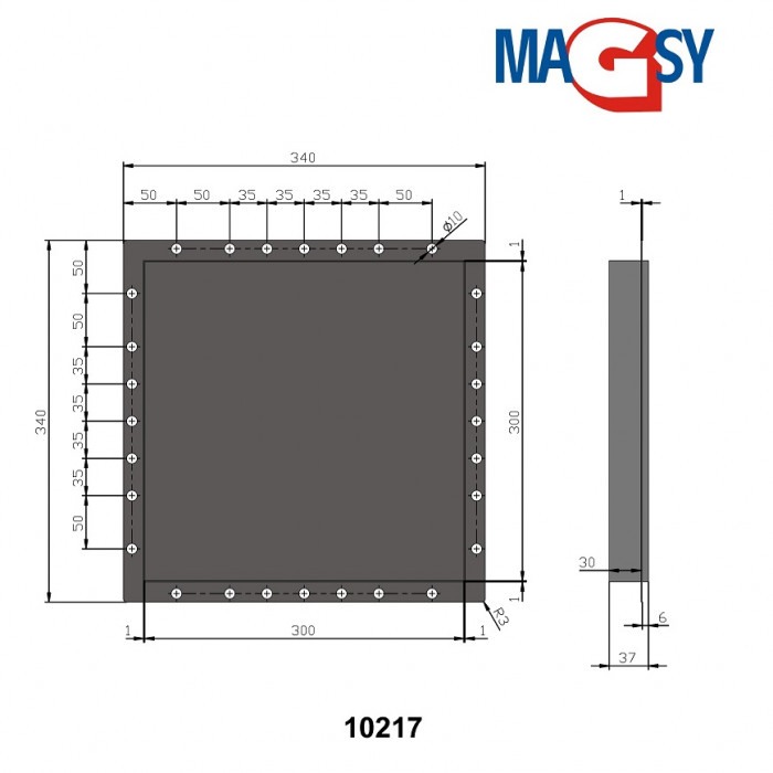 Ușiță magnetică 300x300 mm [3]