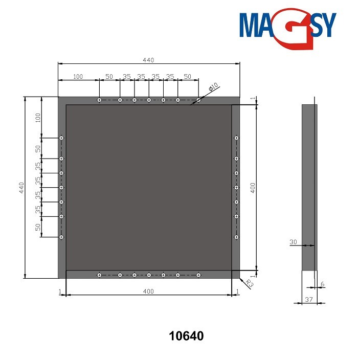 Ușiță magnetică 400x400 mm [7]