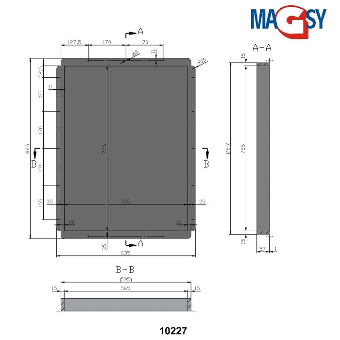Ușiță magnetică UP 600x800 mm [7]