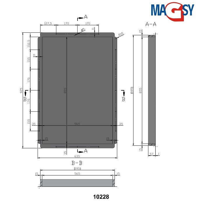 Ușiță magnetică UP 600x900 mm [4]