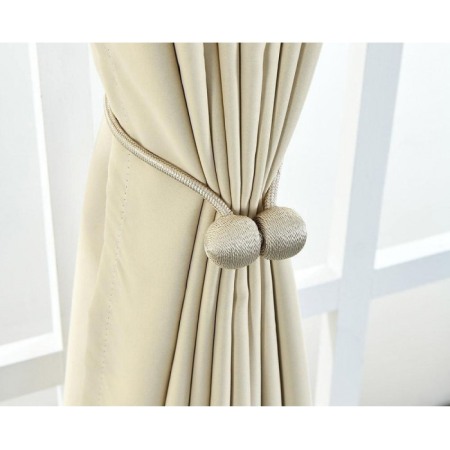 Agrafă magnetică pentru draperii, set de 2 bucăți - alb [2]