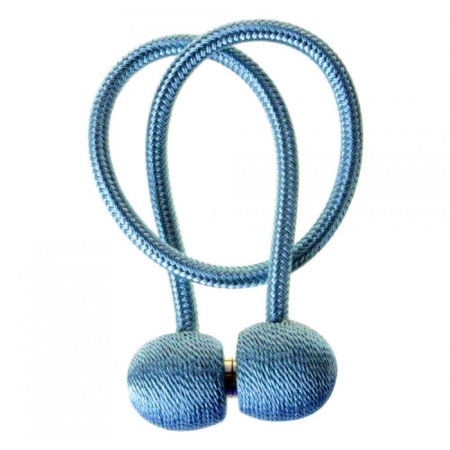 Agrafă magnetică pentru draperii, set de 2 bucăți - albastru deschis [3]