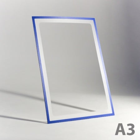 Buzunare magnetice - Buzunar magnetic A3 cu decupaj - albastru