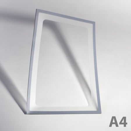 Buzunare magnetice - Buzunar magnetic A4 cu decupaj - gri