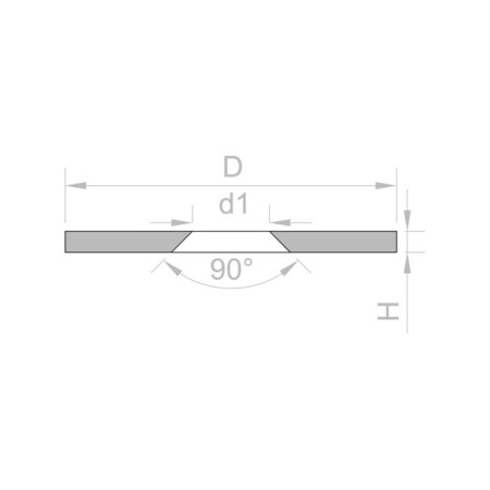 Contra piesă din oțel diam. 27 s 3 mm cu gaură pentru șurub [3]