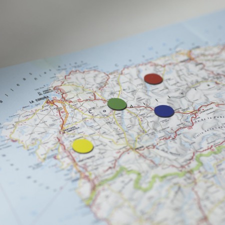 Decupaj din folie magnetică diam. 15 mm verde [1]