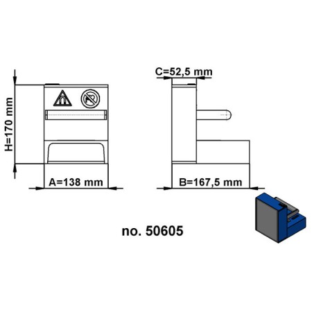 Dizpozitiv magnetic de dezlipit table modelul 2 - 170 mm [2]