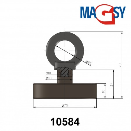 Fishing magnet 290Kg [1]