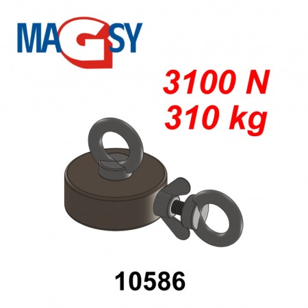 Fishing magnet 2x310Kg [2]