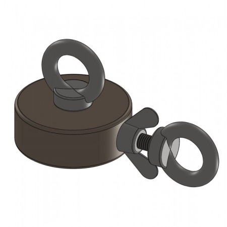 Fishing magnet 2x310Kg [3]