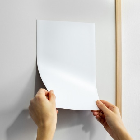 Folie magnetică A3 (420x297 mm) alb grosime 1 mm [1]