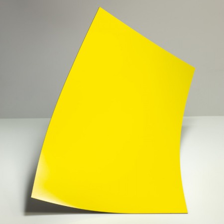 Folii magnetice în format A3, A4,... - Folie magnetică A3 (420x297 mm)  galben grosime 1 mm