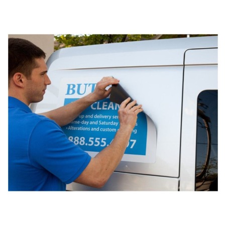 Folie magnetica auto - alb lucios, grosime 0,7 mm, latime 0,62 m, lungime 1 m [1]