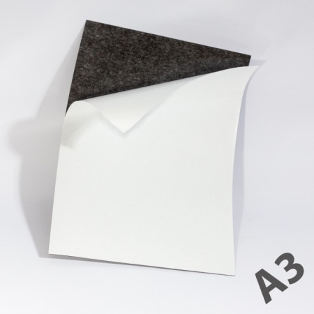 Folii magnetice în format A3, A4,... - Folie magnetică cu autoadeziv A3 (420x297 mm) grosime 1 mm