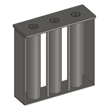 Grile magnetice - Grilă magnetică MR 150x150x50/3-QJN