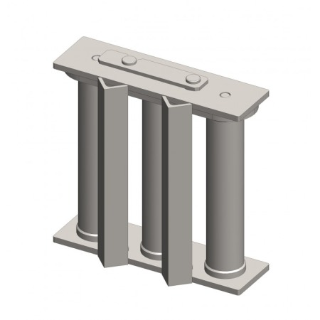 Magneți pentru pâlnia de alimentare - Grilă magnetică MR 175x175x50/3 VVM ECO