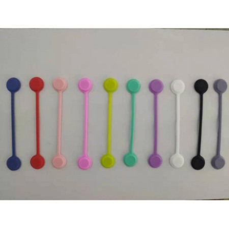 Inele magnetice de strângere, siliconate, pentru utilizare repetată, multicolore, 8 buc. [7]