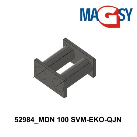 Magnet de buncăr (80 °C, 13.500 Gs, 95 N) diametru 100 mm [1]