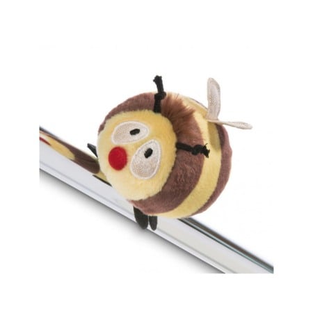 Magneți - Magnet de pluș „albină” – 4 x magnet cusut