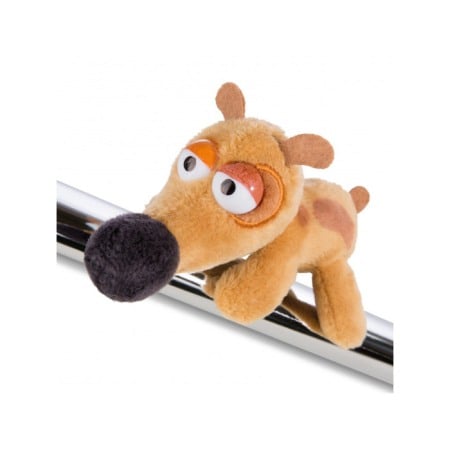 Magneți - Magnet de pluș „câine” – 4 x magnet cusut