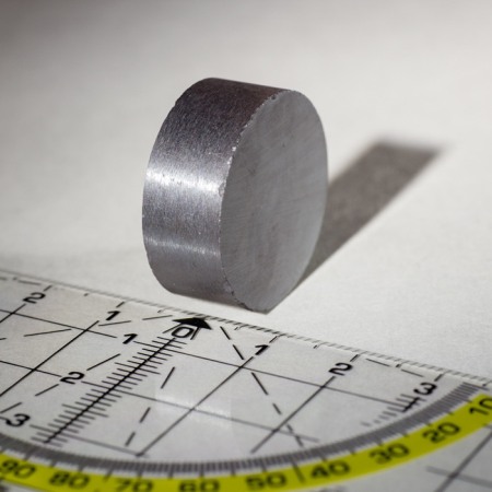 Magneți ferită cilindru magnetizat axial - Magnet ferită cilindru diam. 25x10