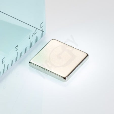 Magneți plați - Magnet neodim bloc 20x20x3 N 80 °C, VMM7-N42