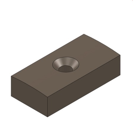 Magnet neodim bloc 40x20x10xR95 N 80 °C, VMM10-N50 [3]