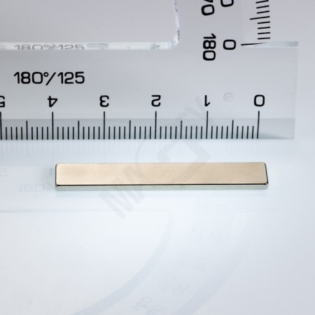 Magneți rezistenți la temperatură - Magnet neodim bloc 40x7x1,5 N 180 °C, VMM7UH-N42H