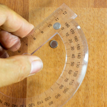 Magnet neodim cilindru cu autoadeziv cu diam.8x0,75 N 80 °C - set 2 buc, VMM4-N35 [5]