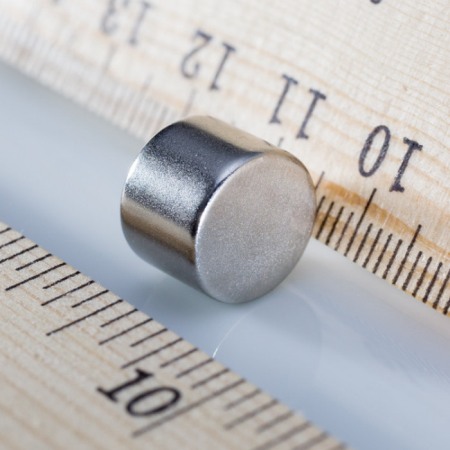 Magneți NdFeB cilindru - axial - Magnet neodim cilindru cu diam.11x8 N 80 °C, VMM7-N42