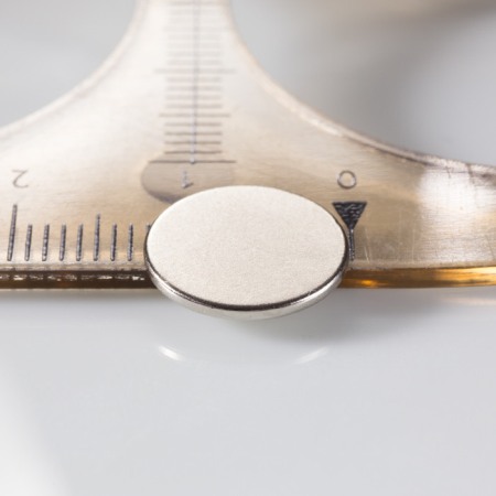 Magneți NdFeB cilindru - axial - Magnet neodim cilindru cu diam.12x1 N 80 °C, VMM5-N38