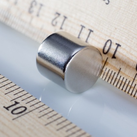 Magneți NdFeB cilindru - axial - Magnet neodim cilindru cu diam.12x11 N 80 °C, VMM7-N42