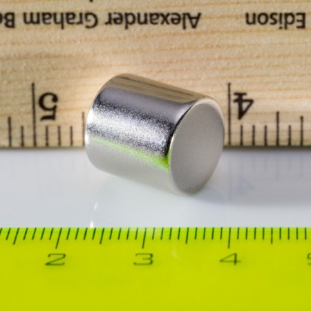 Magneți NdFeB cilindru - axial - Magnet neodim cilindru cu diam.13x13 N 80 °C, VMM7-N42