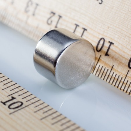 Magneți NdFeB cilindru - axial - Magnet neodim cilindru cu diam.13x9 N 80 °C, VMM7-N42