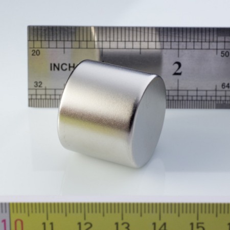 Magneți NdFeB cilindru - axial - Magnet neodim cilindru cu diam.29x25 N 80 °C, VMM11-N52