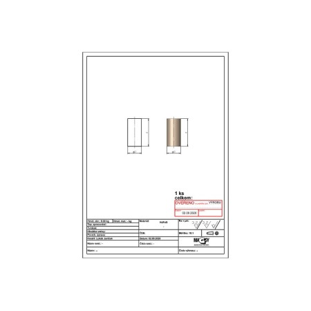 Magnet neodim cilindru cu diam.2x4 N 80°C, VMM8-N45 [2]