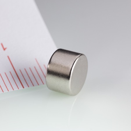 Magneți NdFeB cilindru - axial - Magnet neodim cilindru cu diam.8x5 N 80 °C, VMM8-N45