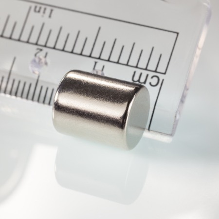 Magneți NdFeB cilindru - axial - Magnet neodimic 9x15 mm, N VMM2EH-200 °C