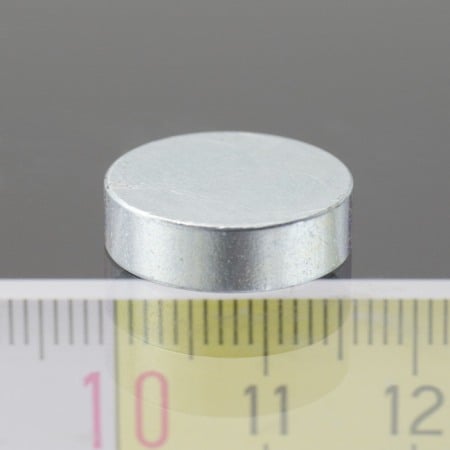 Magneți oală plați - Magnet oală diam. 16 x înălțime 4,5 mm, fără filet